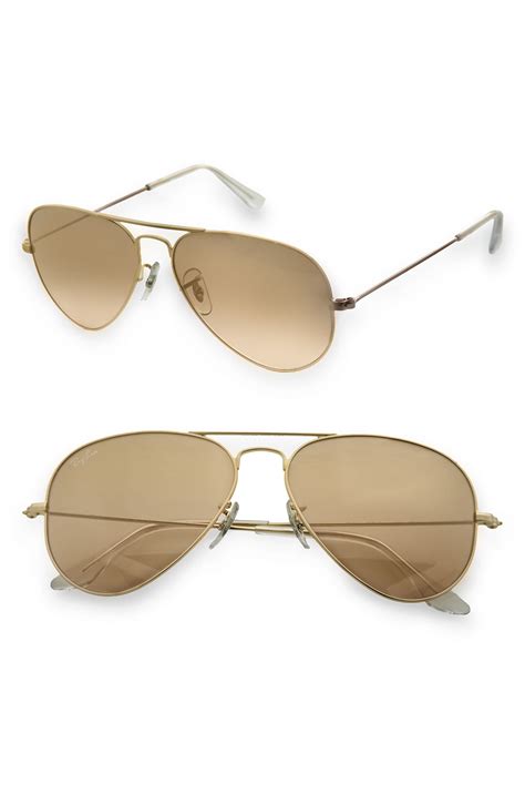 smallest ray ban aviator size